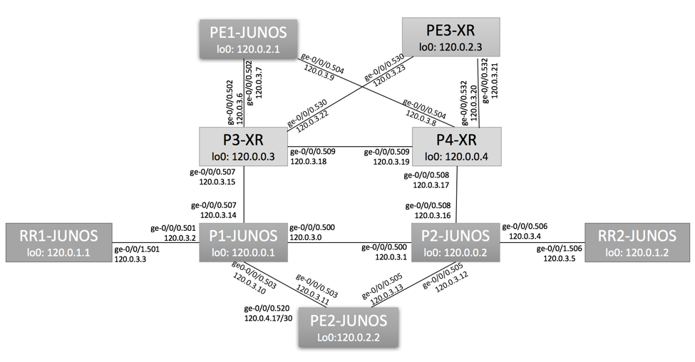 Segment Routing Interoperability - IGP Links